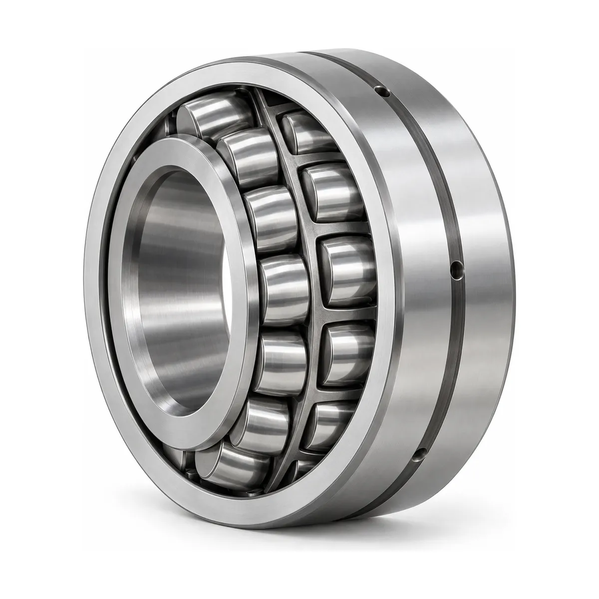 Spherical roller bearing with tapered bore and W33 lubrication groove and holes